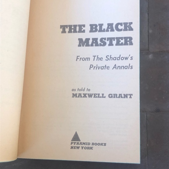 1977 Vintage Book The Shadow #2 The Black Master Maxwell Grant Paperback - Picture 8 of 9